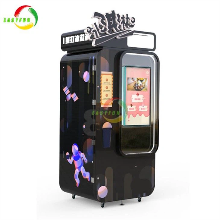 Automatic Soft Ice Cream Vending Machine Automatic Soft Ice Cream Vending Machine