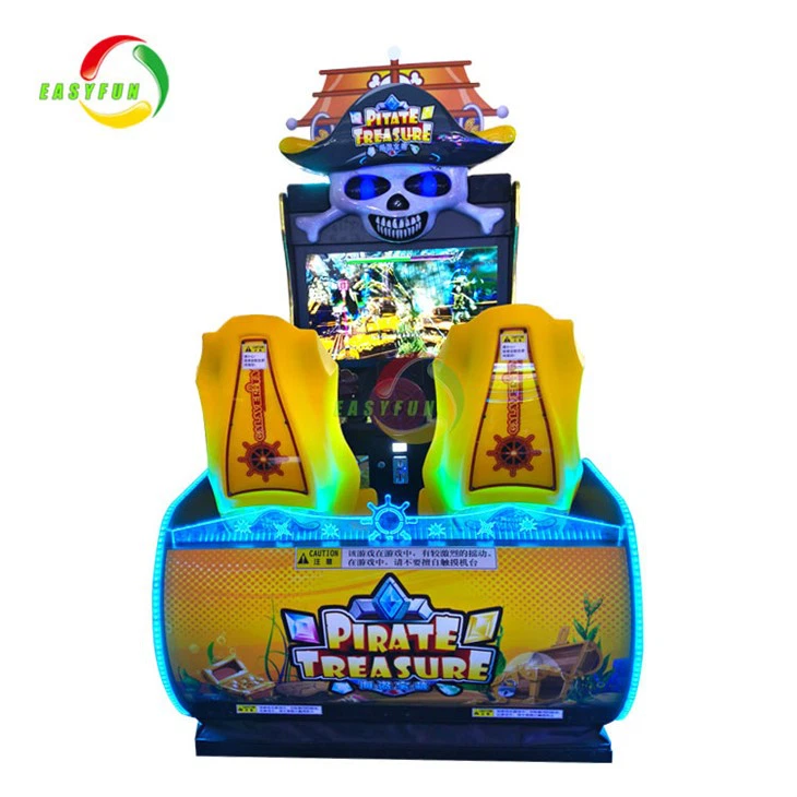 2 Players Shooting Simulator Game Machine Pirate Treasure Shooting Arcade Game Machine